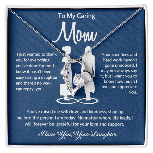 daughter to mom necklace gift for Mother's Day. to my mom necklace gift from daughter