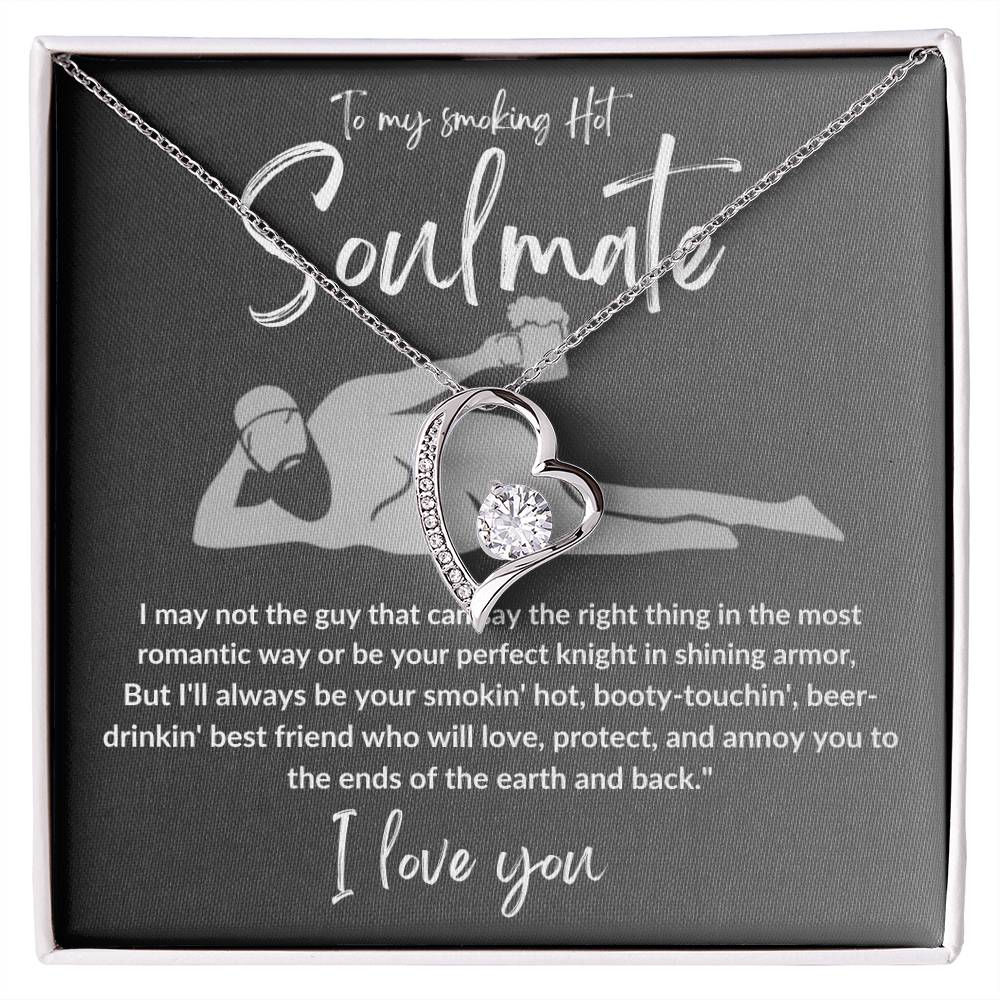 Beautiful Soulmate Necklace To My Beautiful Wife Necklace My Future Wife Gift Soulmate Jewelry Forever Love Necklace