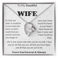 To My wife gift necklace from husban,partner ,/birthday gift from husband