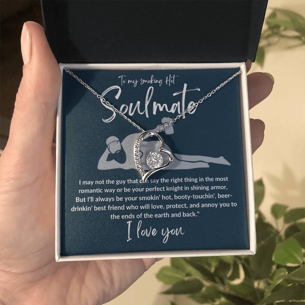 To My Beautiful Soulmate Necklace To My Beautiful Wife Necklace My Future Wife Gift Soulmate Jewelry Forever Love Necklace