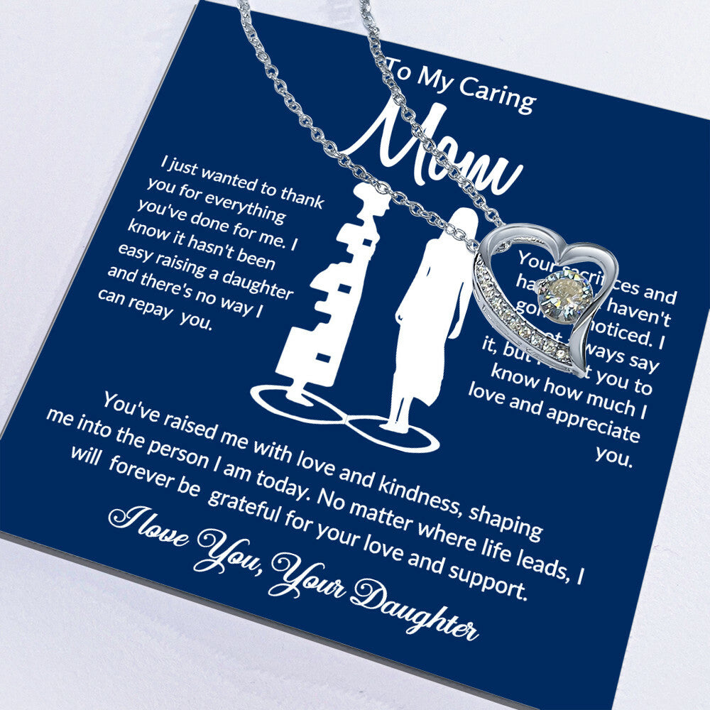 daughter to mom necklace gift for Mother's Day. to my mom necklace gift from daughter