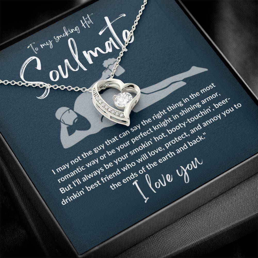 To My Beautiful Soulmate Necklace To My Beautiful Wife Necklace My Future Wife Gift Soulmate Jewelry Forever Love Necklace