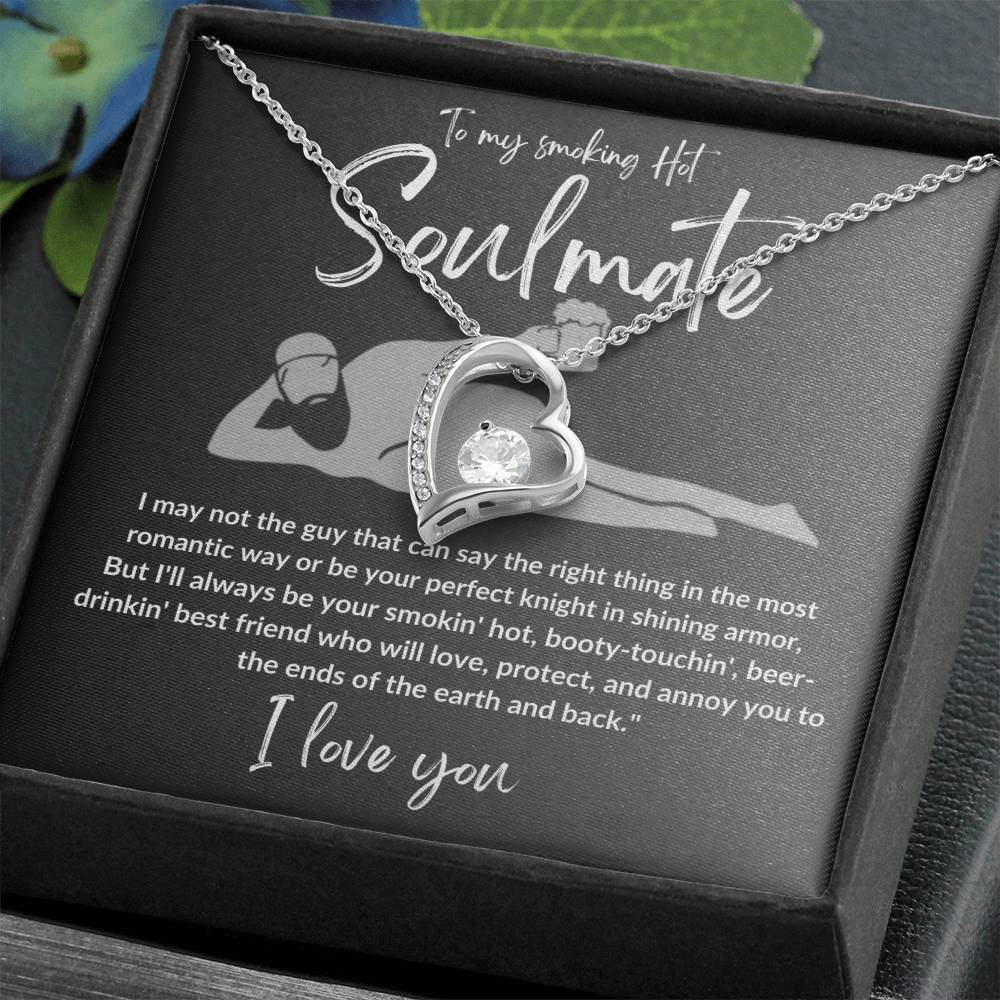 Beautiful Soulmate Necklace To My Beautiful Wife Necklace My Future Wife Gift Soulmate Jewelry Forever Love Necklace