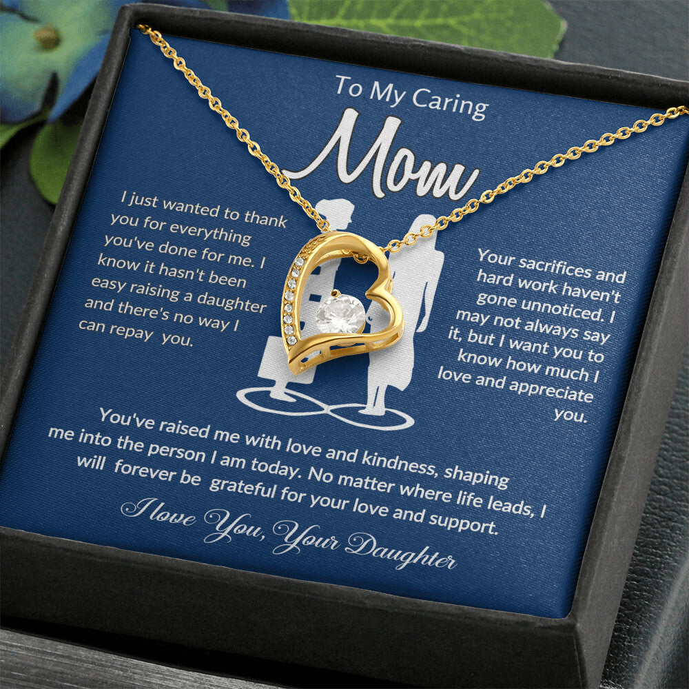 Meaningful daughter to mom necklace gift for Mother's Day. to my mom necklace gift from daughter.mom gift idea