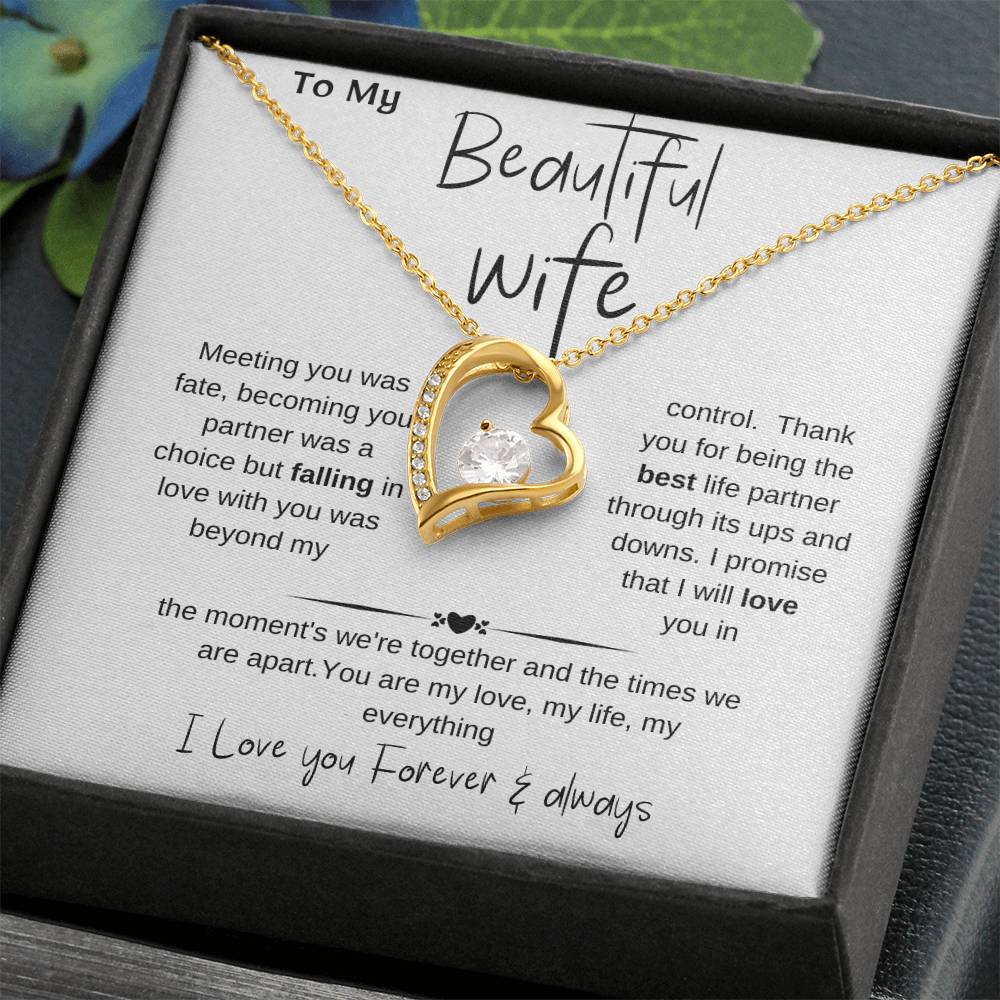 Special gift for my wife, Romantic partner jewelry,