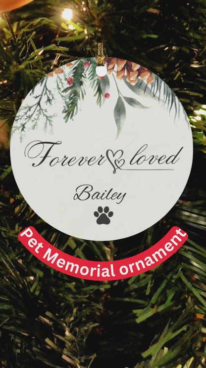 Personalized Dog Memorial Ornament, Dog Angels Clear Ornament, Pet Loss, Loss Of Dog Ornament, Dog Lover Christmas Gift, Dog Memorial Gift