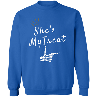 She's  my Treat  matching  unisex Halloween Z65x Crewneck Pullover Sweatshirt