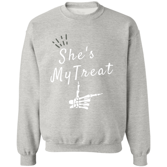 She's  my Treat  matching  unisex Halloween Z65x Crewneck Pullover Sweatshirt