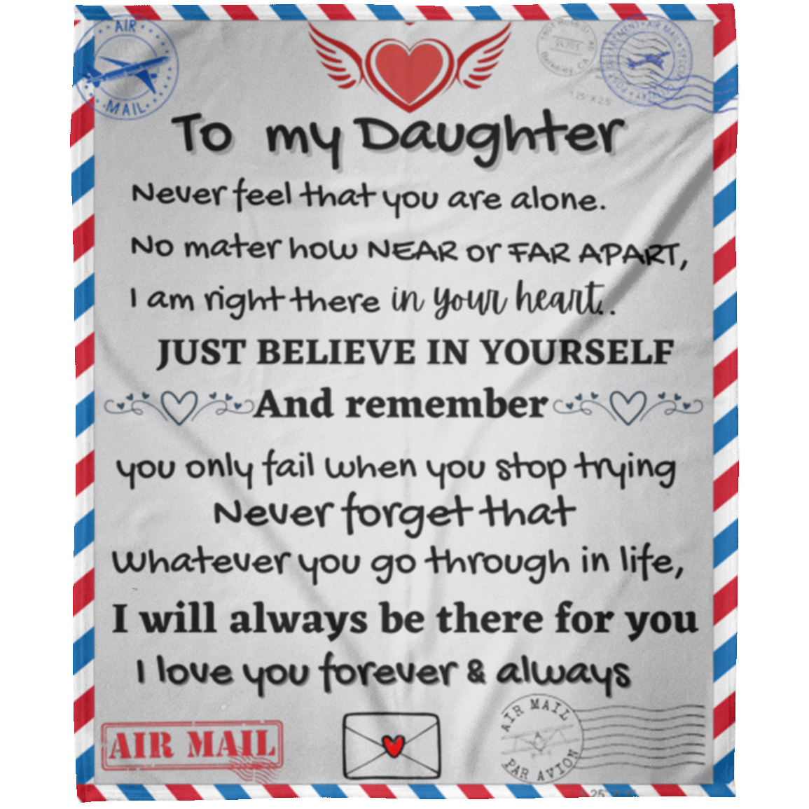 Daughter Fleece Blanket 50x60