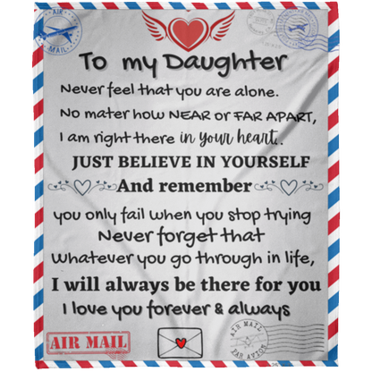 Daughter Fleece Blanket 50x60