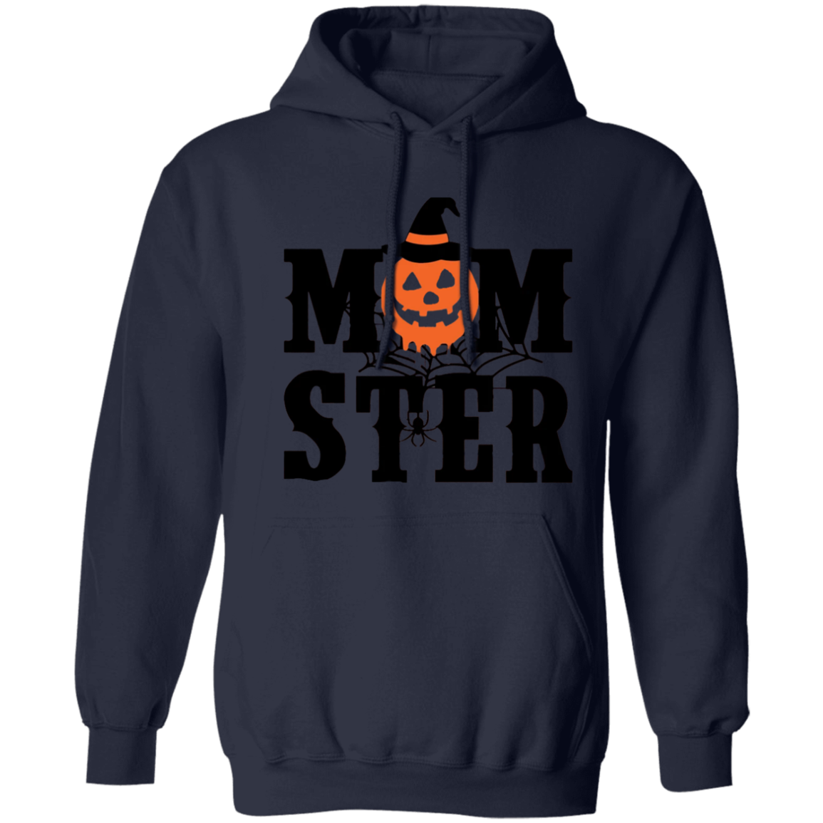 Momster  Creepy Halloween  Pullover Hoodie