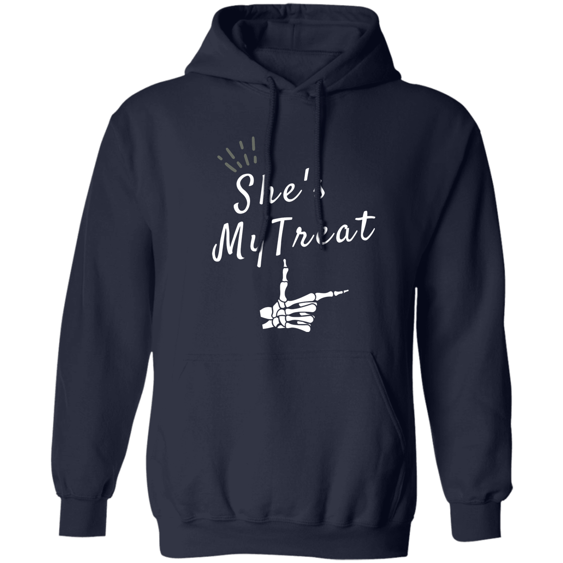 She's my treat Halloween  Matching pullover hoodieZ66x Pullover Hoodie