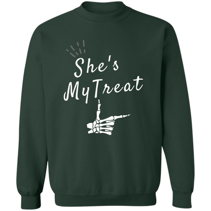 She's  my Treat  matching  unisex Halloween Z65x Crewneck Pullover Sweatshirt