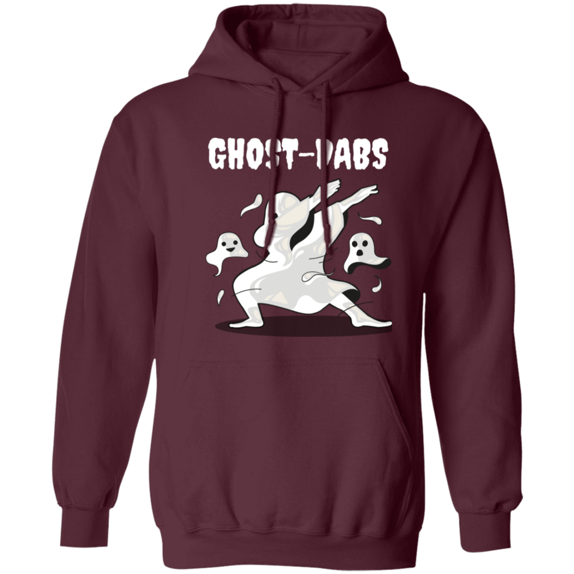 GHOST DABS Halloween   Men Pullover Hoodie