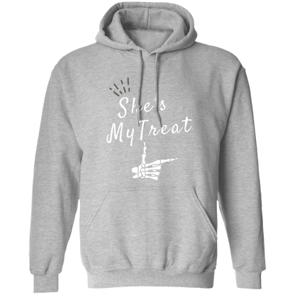 She's my treat Halloween  Matching pullover hoodieZ66x Pullover Hoodie