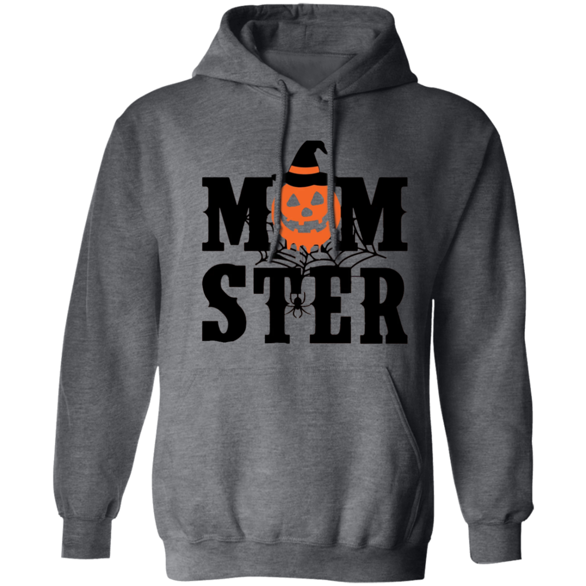 Momster  Creepy Halloween  Pullover Hoodie