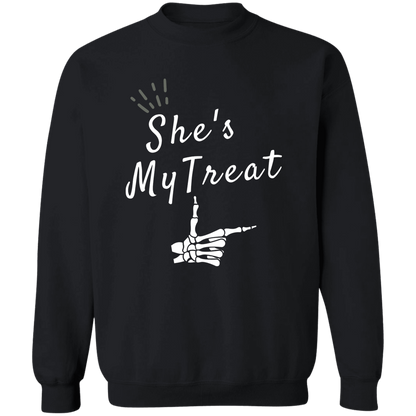 She's  my Treat  matching  unisex Halloween Z65x Crewneck Pullover Sweatshirt