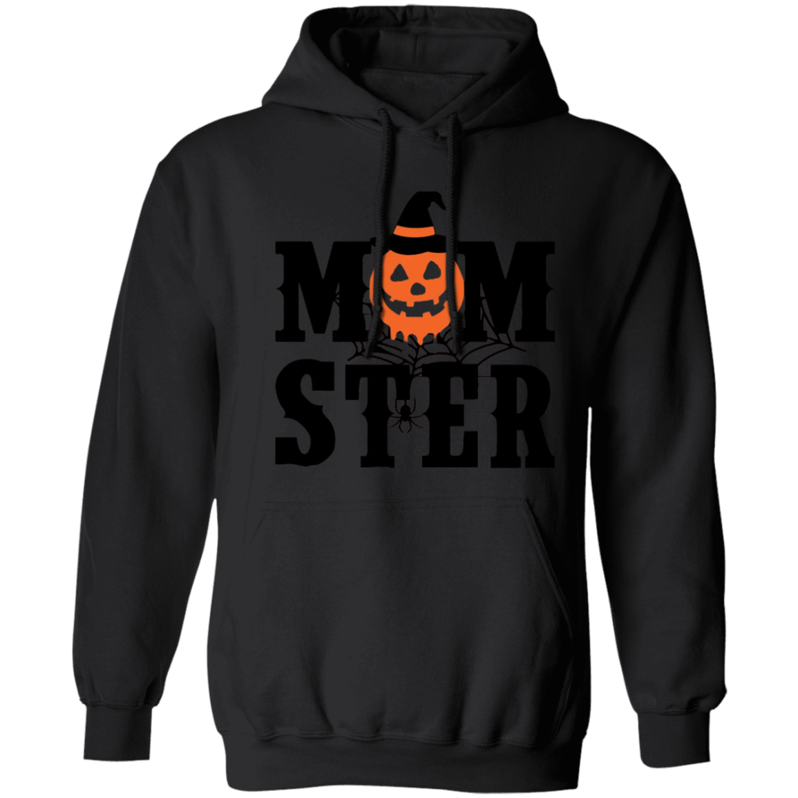 Momster  Creepy Halloween  Pullover Hoodie