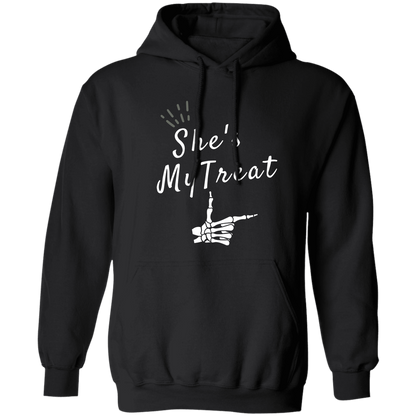 She's my treat Halloween  Matching pullover hoodieZ66x Pullover Hoodie