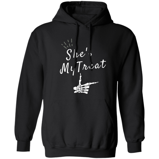 She's my treat Halloween  Matching pullover hoodieZ66x Pullover Hoodie