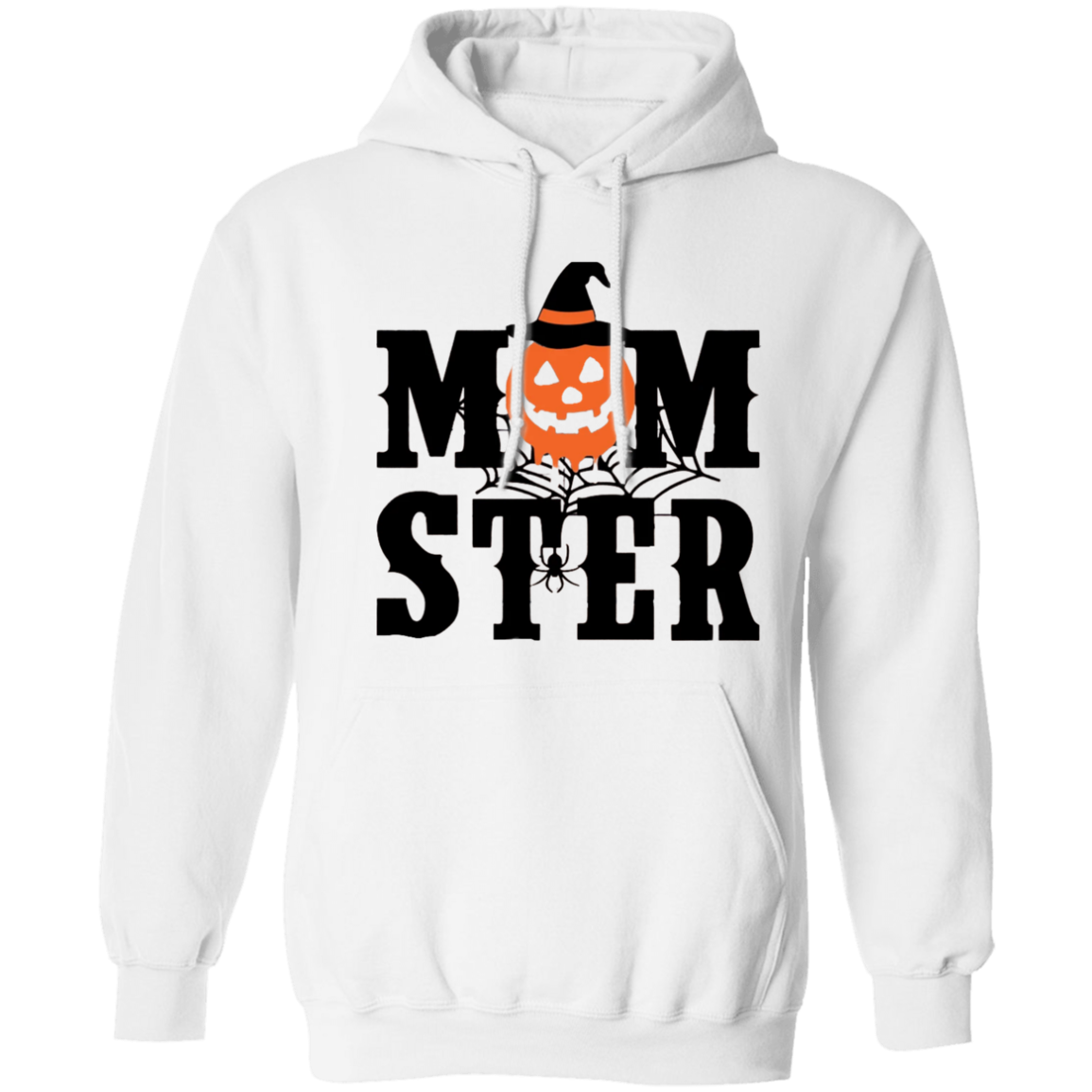 Momster  Creepy Halloween  Pullover Hoodie