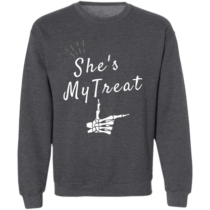 She's  my Treat  matching  unisex Halloween Z65x Crewneck Pullover Sweatshirt