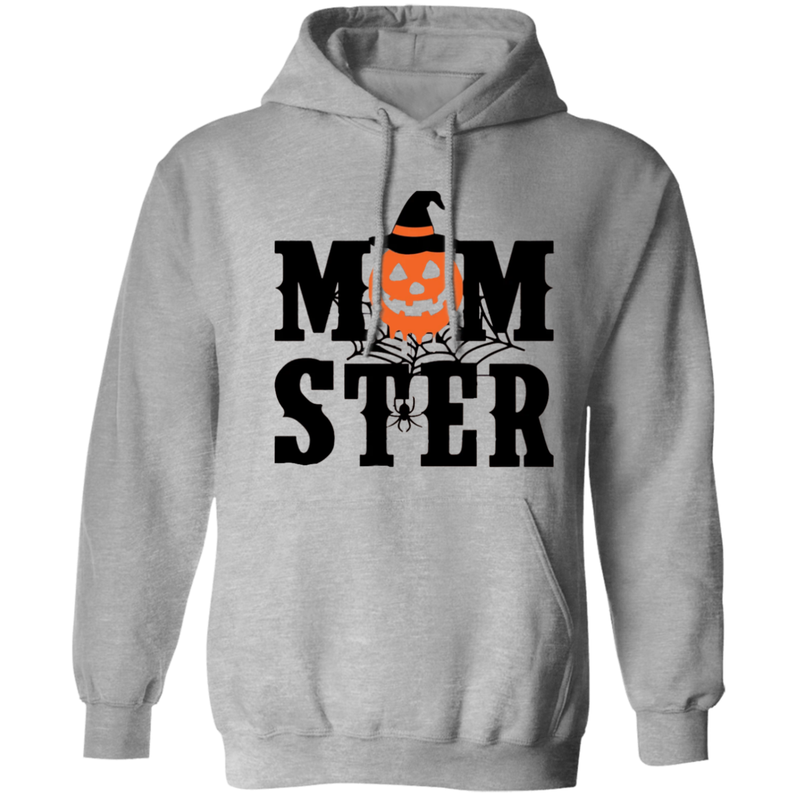 Momster  Creepy Halloween  Pullover Hoodie