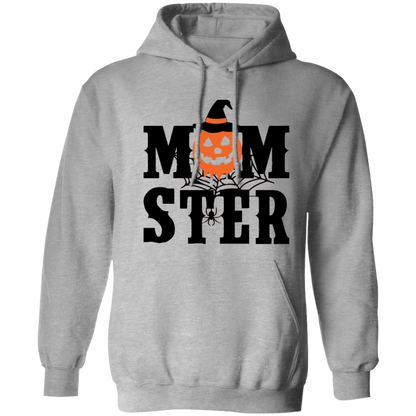 Momster  Creepy Halloween  Pullover Hoodie