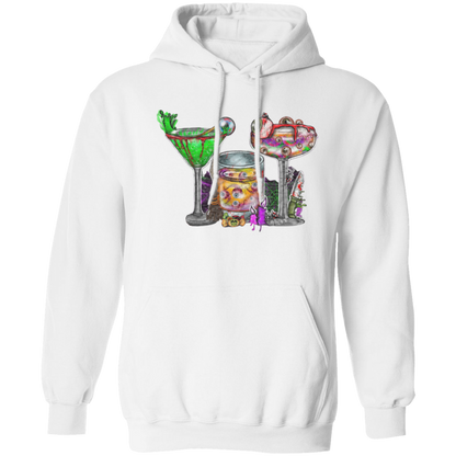 Horror Movie Halloween Drink Pullover Hoodie