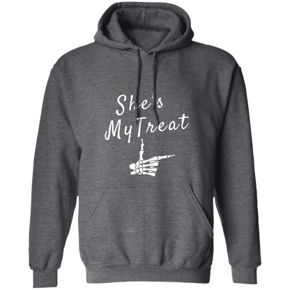 She's my treat Halloween  Matching pullover hoodieZ66x Pullover Hoodie