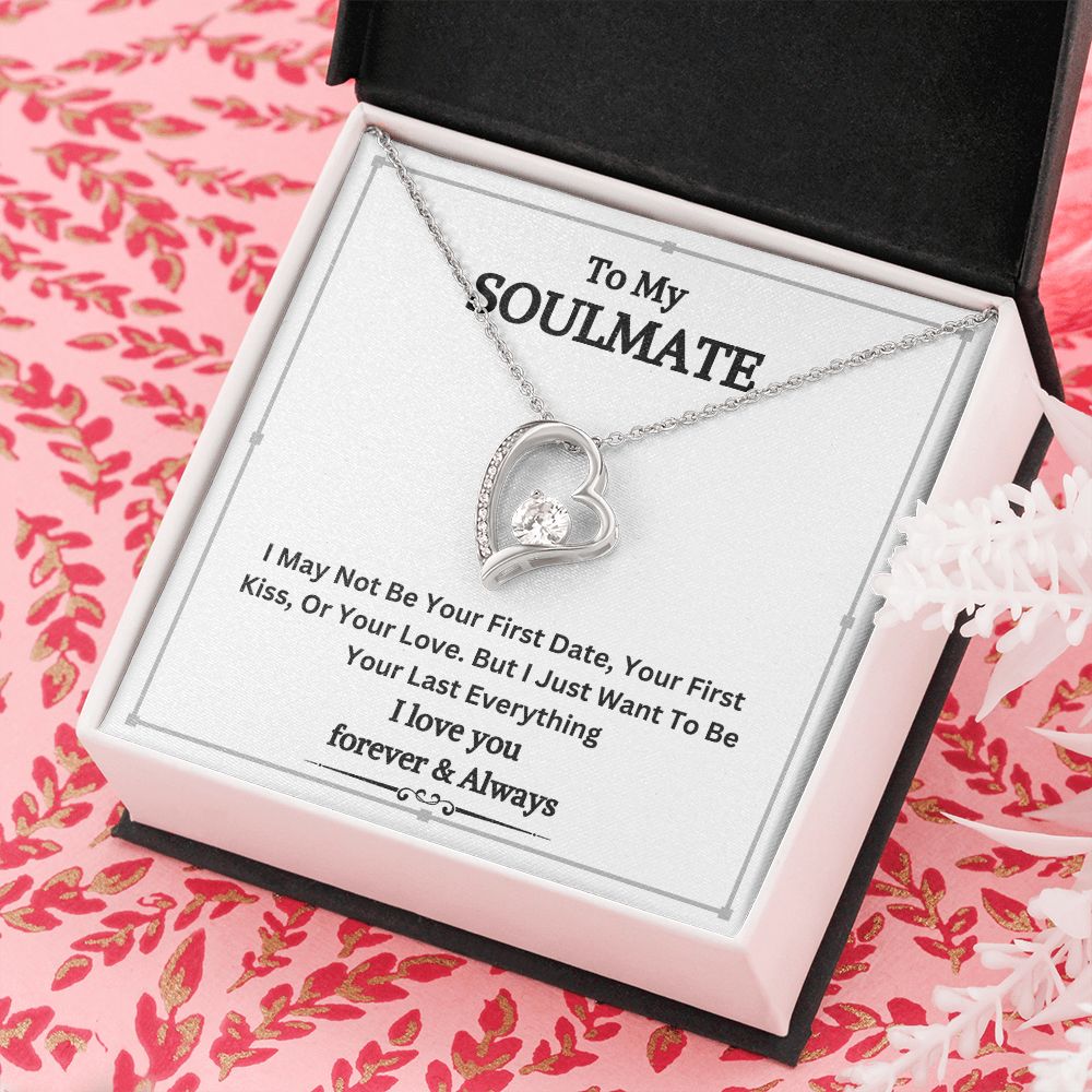 to my soulmate Forever Love Necklace  Gift for her.